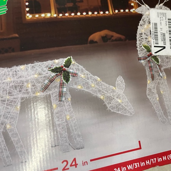 NIB 3 Lighted Deer Family Yard Decor - Picture 5 of 5